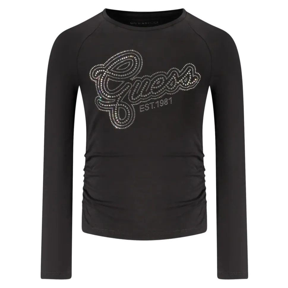 T-shirt Manches Longues à Strass