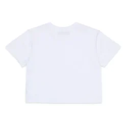 T-shirt rayé avec logo
