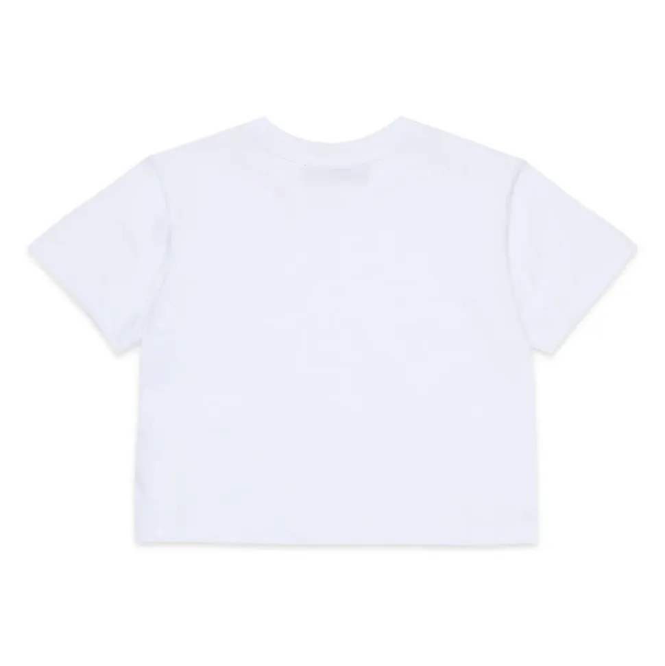 T-shirt rayé avec logo