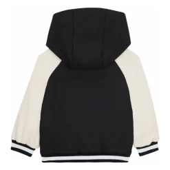 Veste bicolore à capuche
