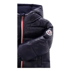Veste Bleue Matelassée à Capuche