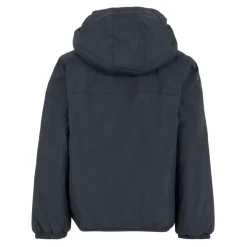 Veste Bleue Matelassée Doublée de Peau de Mouton
