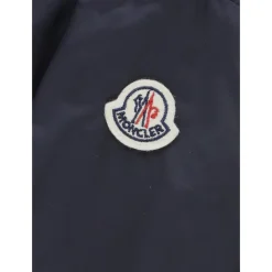 Veste Bleue pour Bébé avec Capuche et Fermeture Éclair