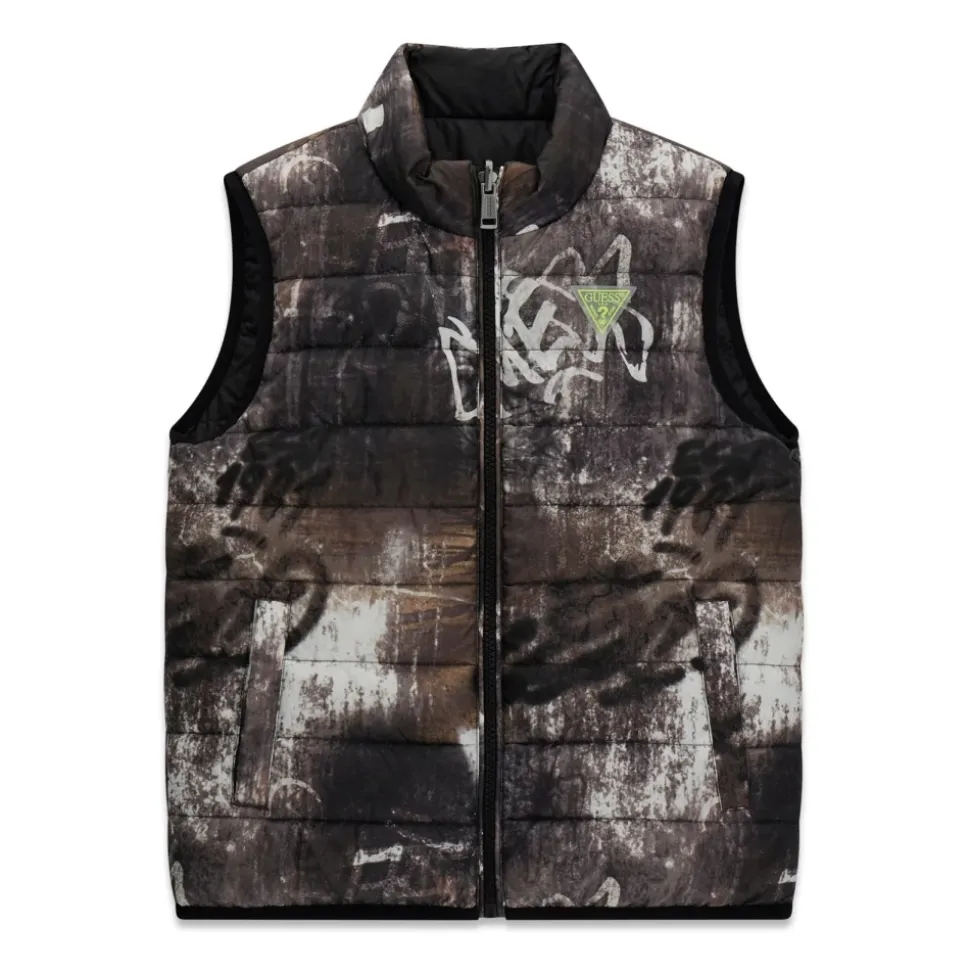 Veste bouffante réversible