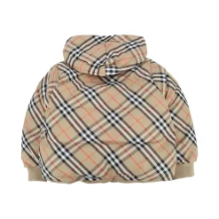 Veste à Capuche à Carreaux avec Fermeture Éclair