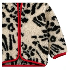 Veste à capuche effet sherpa