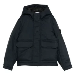 Veste à capuche et poches à rabat