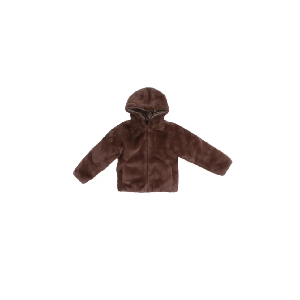 Veste à capuche réversible
