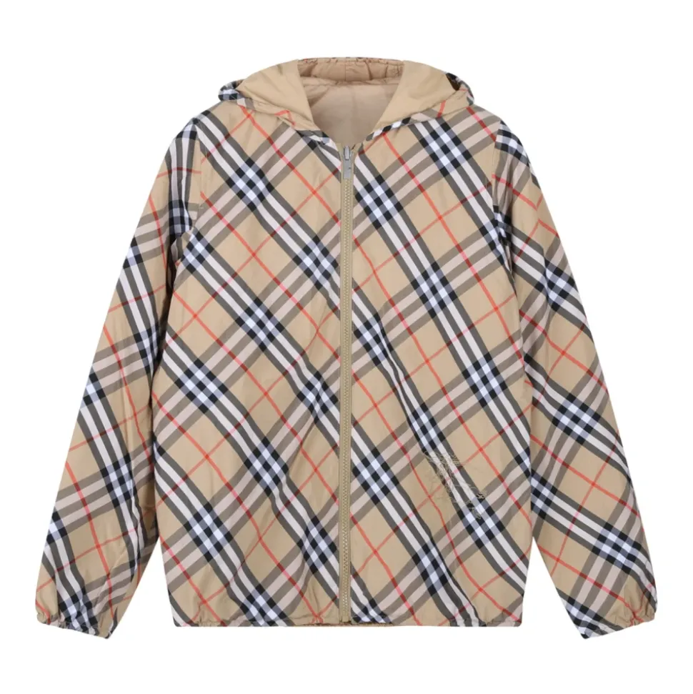Veste à Carreaux Réversible pour Enfants
