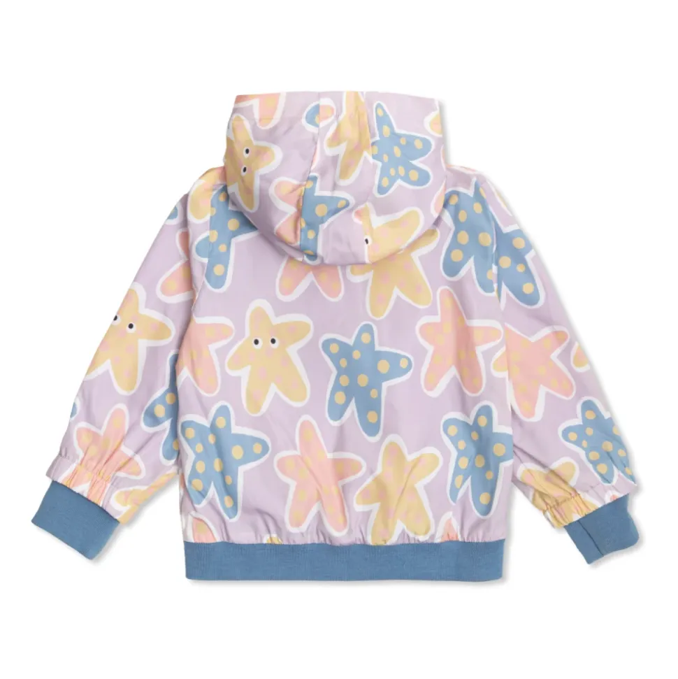 Veste Col Montant avec Capuche Amovible