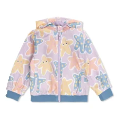Veste Col Montant avec Capuche Amovible