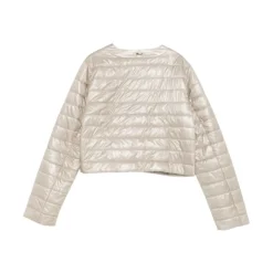 Veste à col rond en nylon ultraléger