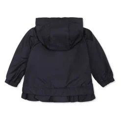 Veste Coupe-Vent Bleue avec Capuche