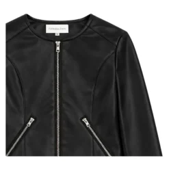 Veste Courte Effet Cuir
