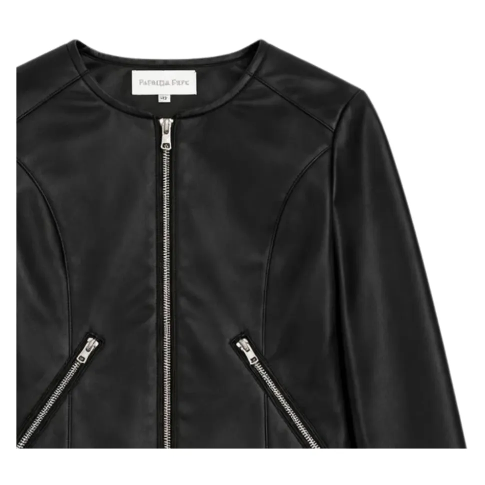 Veste Courte Effet Cuir
