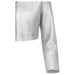 Veste courte en similicuir