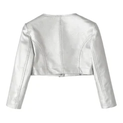 Veste courte en similicuir