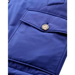 Veste d`hiver bleu électrique