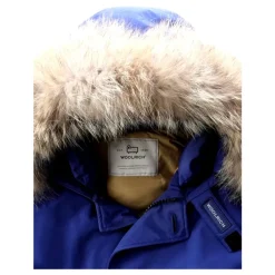 Veste d`hiver bleu électrique