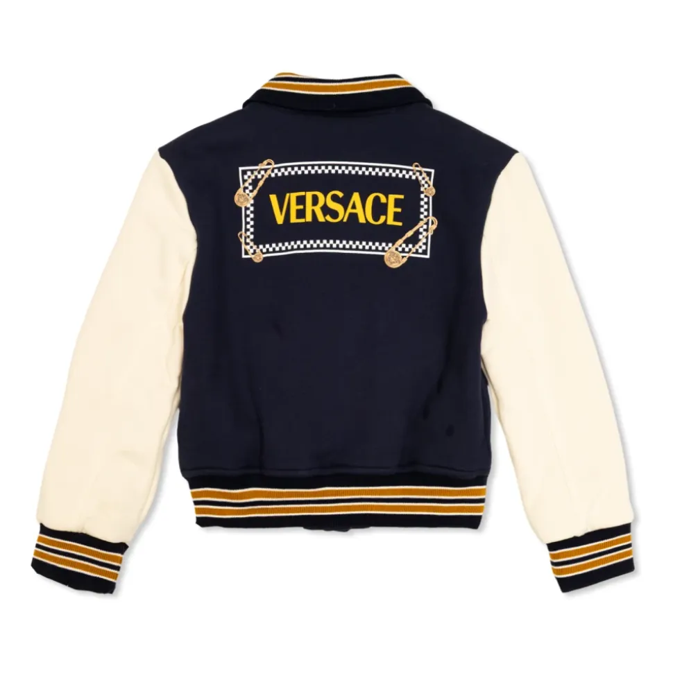 Veste en coton avec logo brodé