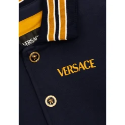 Veste en coton avec logo brodé