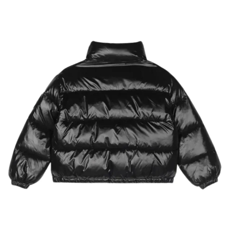 Veste Enfant Noire Matelassée