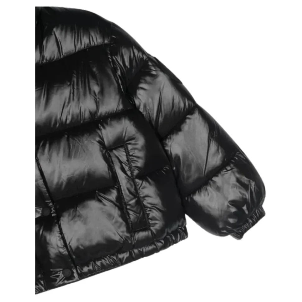 Veste Enfant Noire Matelassée