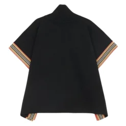 Veste Enfant Noire à Rayures