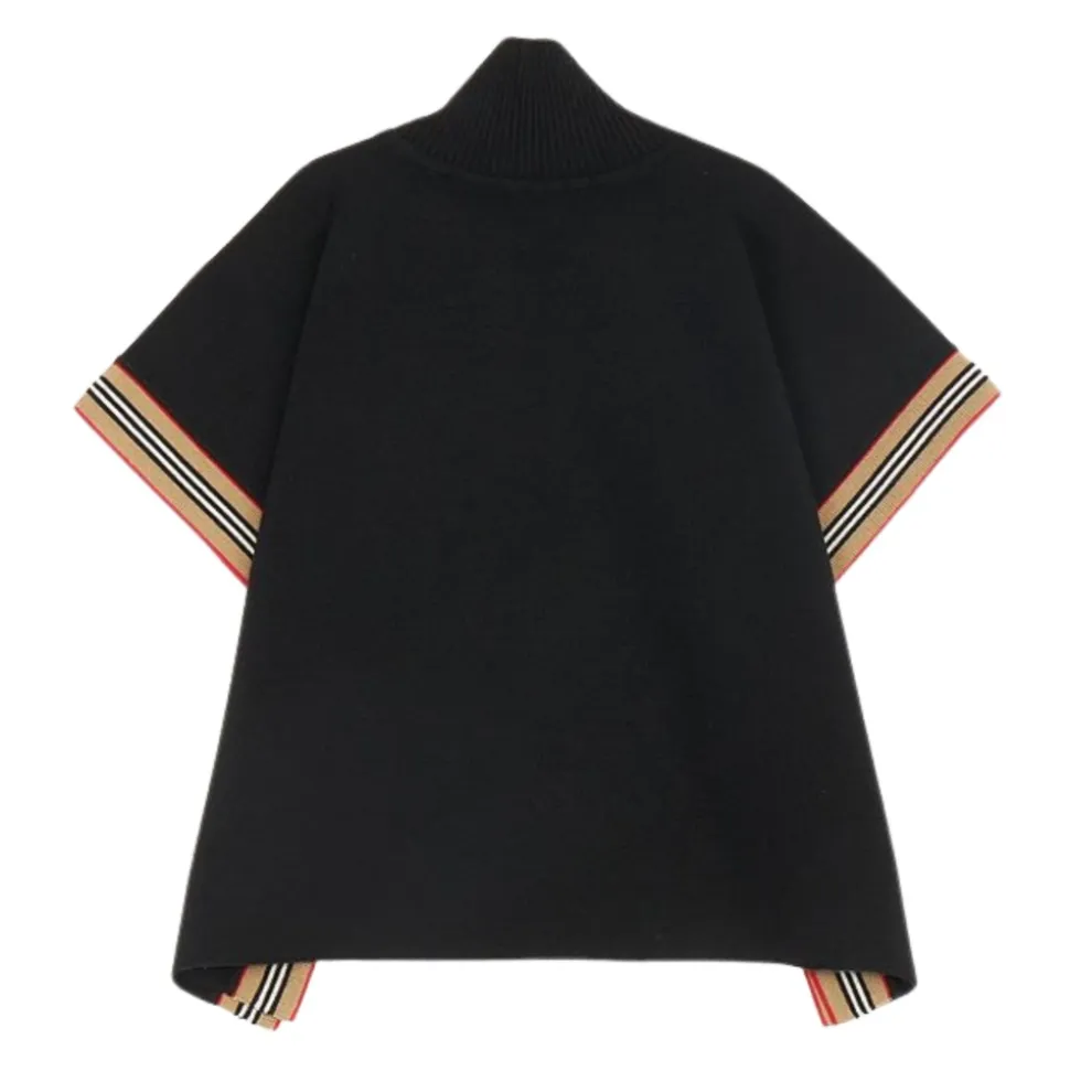 Veste Enfant Noire à Rayures