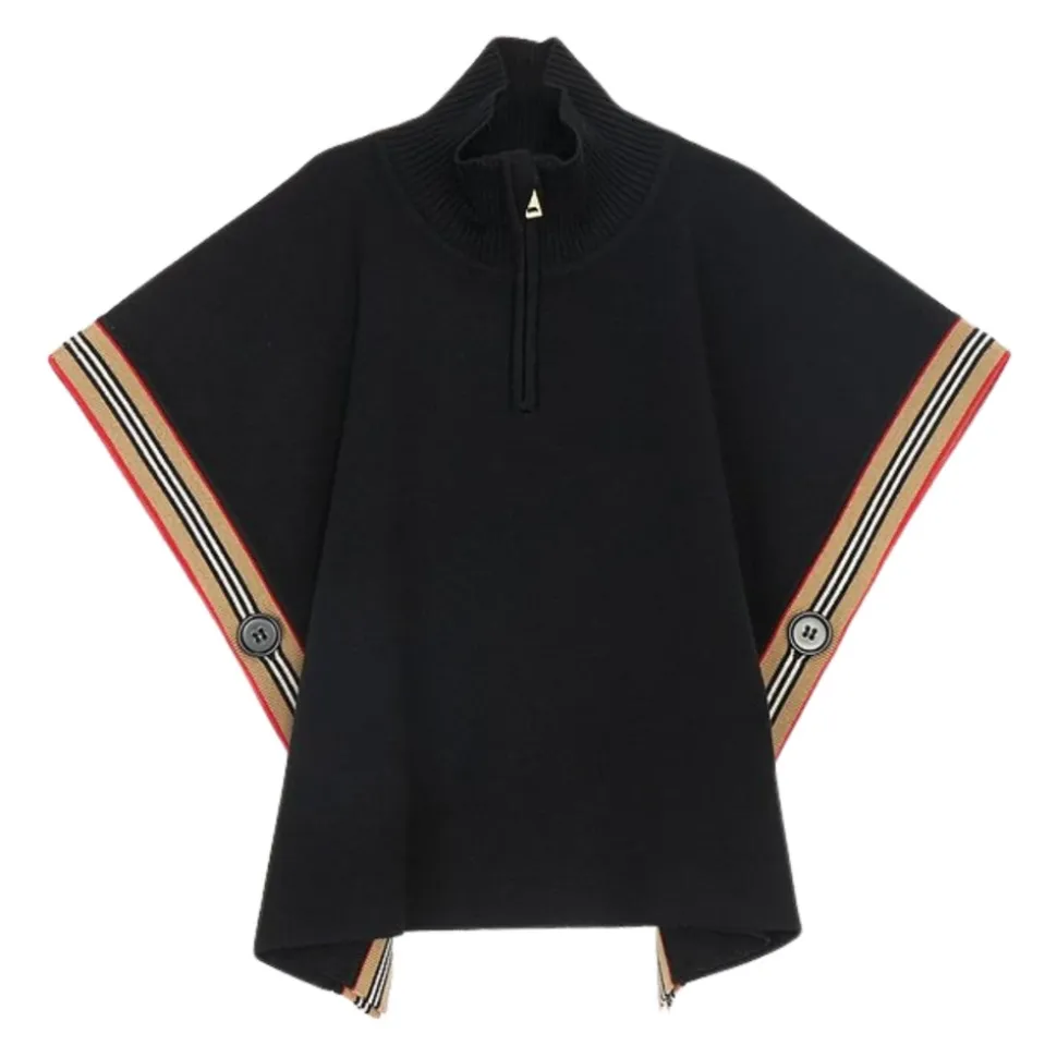 Veste Enfant Noire à Rayures