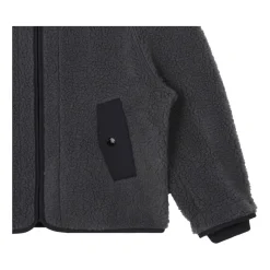 Veste en Fausse Fourrure Anthracite