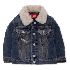 Veste en jean avec doublure en éco-mouton