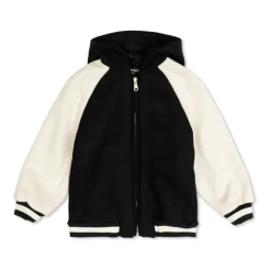 Veste en laine avec capuche