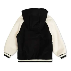 Veste en laine avec capuche