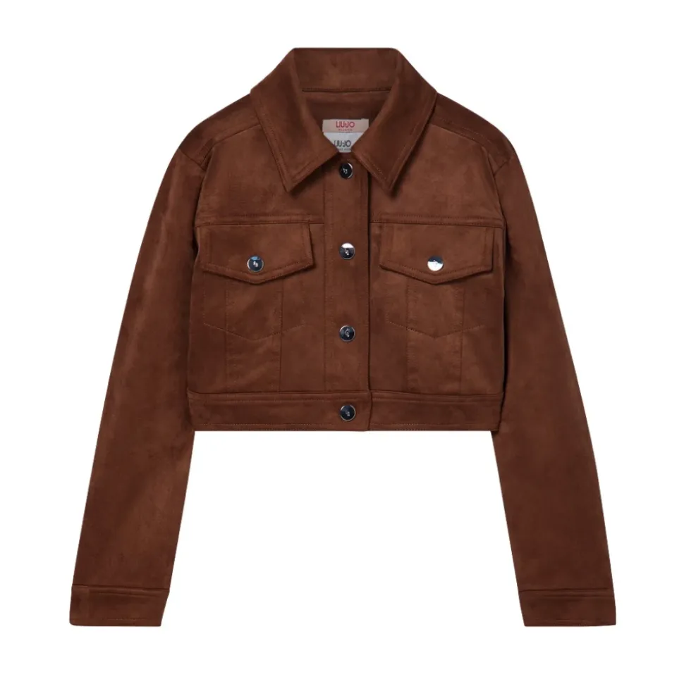 Veste en microfibre effet daim