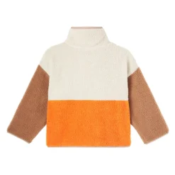 Veste en polaire color block