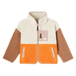 Veste en polaire color block