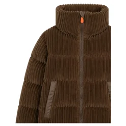 Veste en velours côtelé rayé