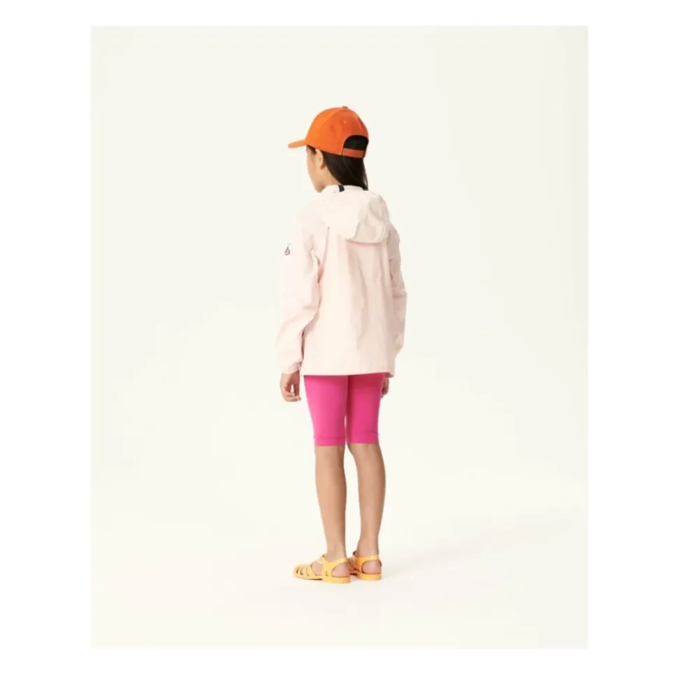 Veste Imperméable à Capuche - Tons Roses