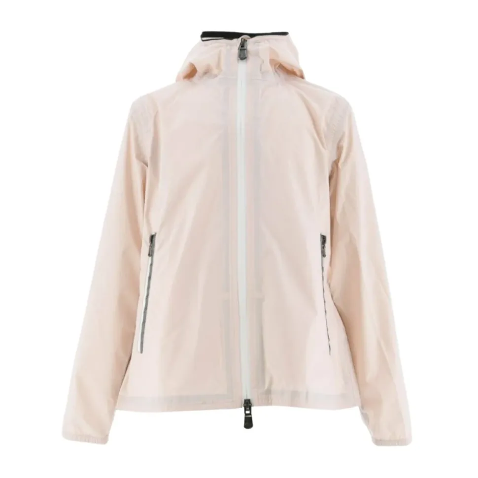 Veste Imperméable à Capuche - Tons Roses