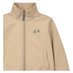 Veste Imperméable à Col Haut