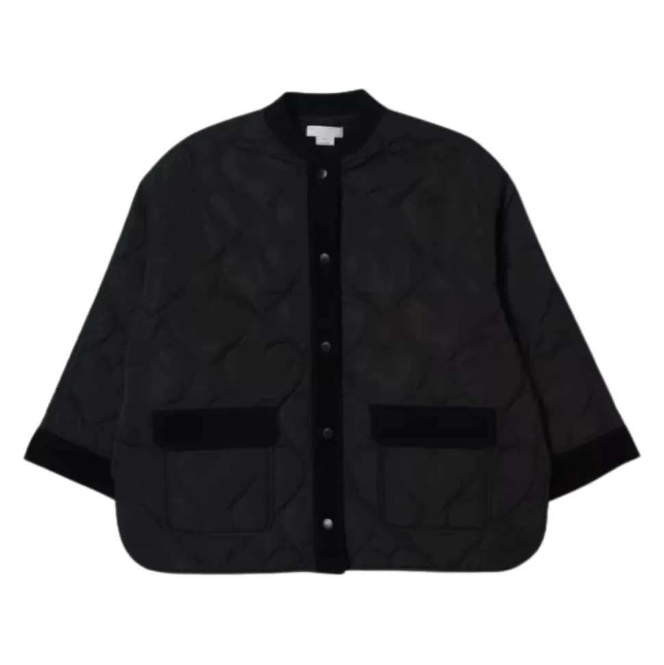 Veste matelassée en nylon à cœurs