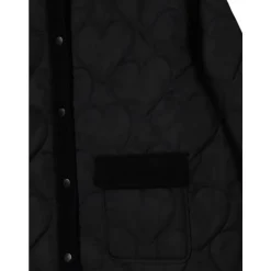 Veste matelassée en nylon à cœurs