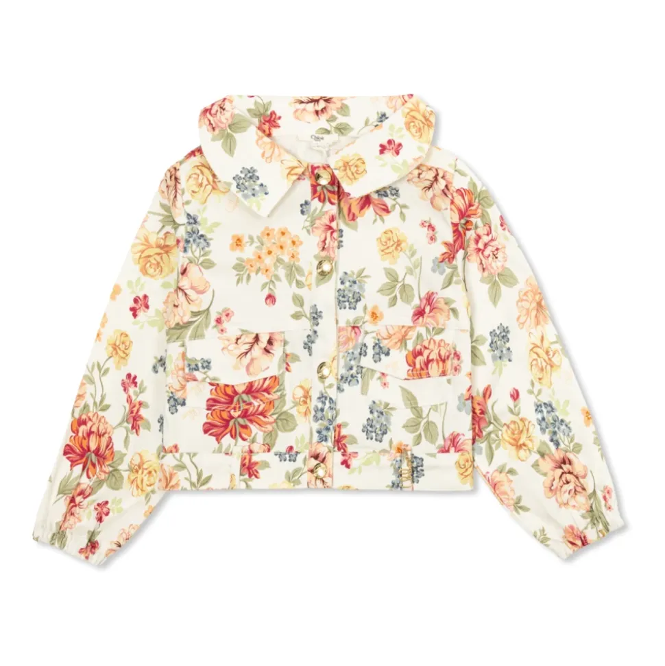 Veste à motif floral