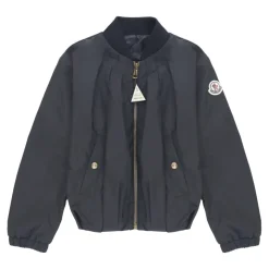 Veste Noire avec Écusson Brodé