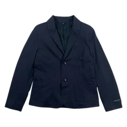 Veste rayée à deux boutons