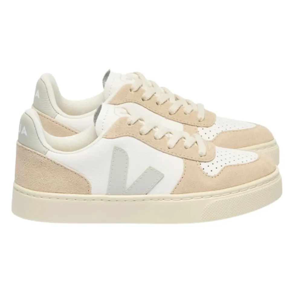 V-10 Laces Leather Sneakers